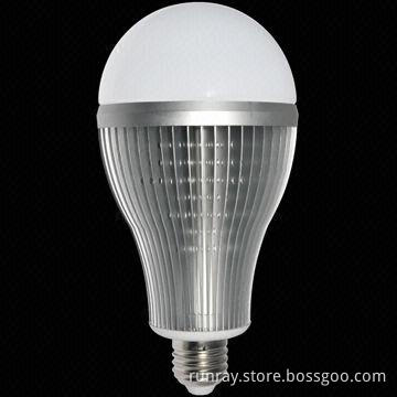 E27 LED Bulb w/ 15W Power, 5630 SMD Light Source, 80-100lm/W, Good Heatsink, High Purity Aluminum